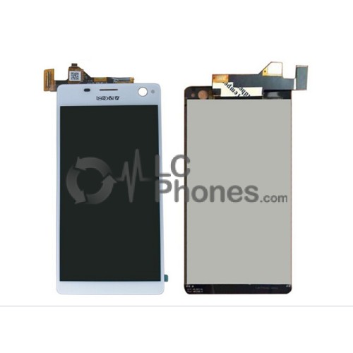 Sony Xperia C4 E5303 E5306 E5353 / C4 Dual E5333 E5343 E5363 - Full Front LCD Digitizer White