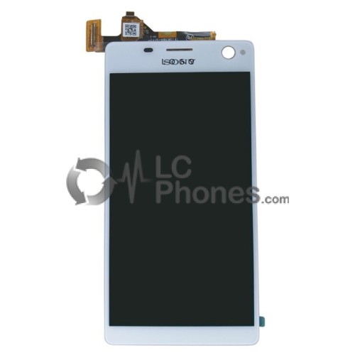 Sony Xperia C4 E5303 E5306 E5353 / C4 Dual E5333 E5343 E5363 - Full Front LCD Digitizer White