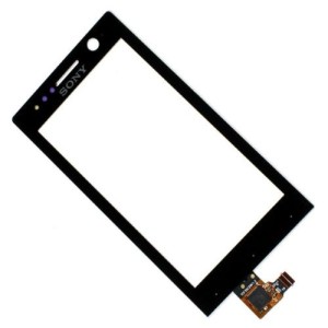 Sony Xperia U ST25 - Front Glass  Digitizer Black