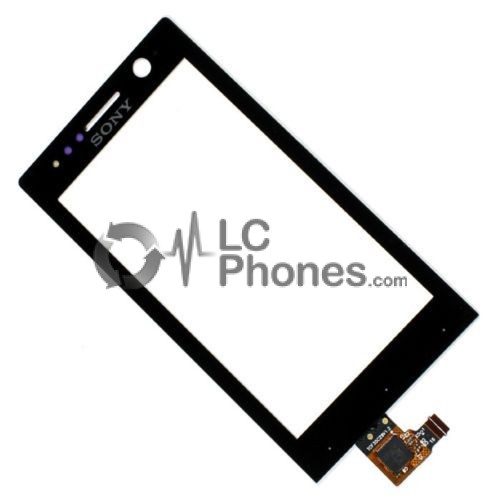 Sony Xperia U ST25 - Front Glass  Digitizer Black