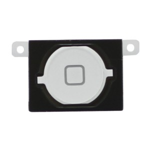 iPhone 4S - Home Button White with Rubber