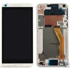 HTC Desire 816H - Full Front LCD Digitizer with Frame White