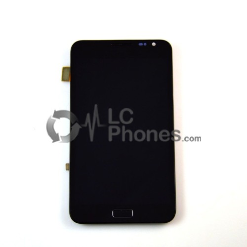 Samsung Note 1 N7000 - Full Front LCD Digitizer With Frame Black