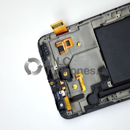 Samsung Note 1 N7000 - Full Front LCD Digitizer With Frame Black