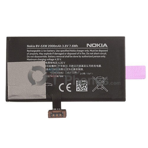 Nokia Lumia 1020 - Battery BV-5XW 2000mAh 7.6Wh