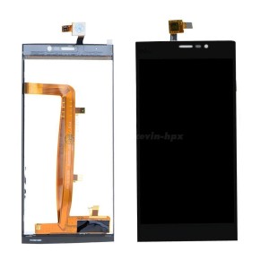 Wiko Ridge Fab 4G - Full Front LCD Digitizer Black BV055HDM-N00-1C0D