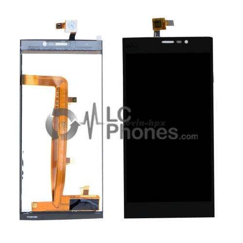 Wiko Ridge Fab 4G - Full Front LCD Digitizer Black BV055HDM-N00-1C0D