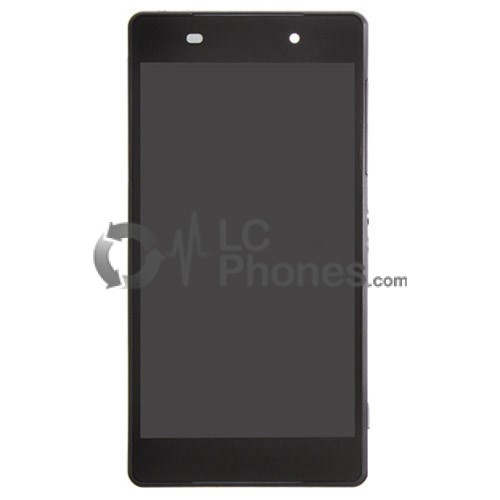 Sony Xperia Z2  D6503/D6502 - Full Front LCD Digitizer OEM With Frame Black