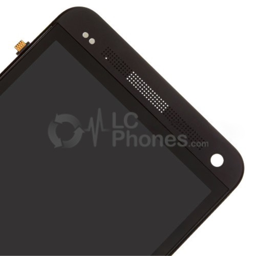 HTC one M7 -  Full Front LCD Digitizer with Frame Black