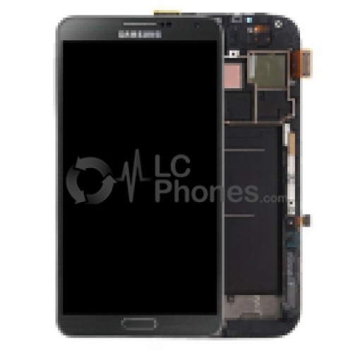 Samsung Galaxy Note 3 Neo N7505 - Full Front LCD Digitizer With Frame Blue < Service Pack >