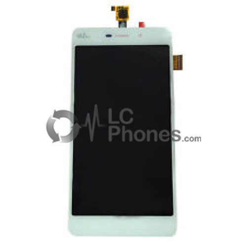 Wiko Pulp Fab 4G - Full Front LCD Digitizer White