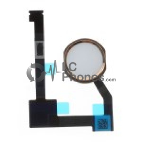 iPad Air 2 A1566 A1567 - Home Button with Flex Cable Gold