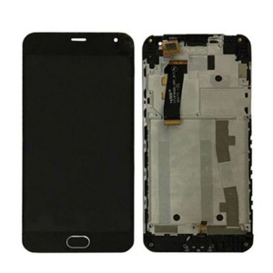 Meizu M2 Note - Full Front LCD Digitizer With Frame Black