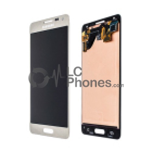 Samsung Galaxy Alpha G850F - Full Front LCD Digitizer Gold < Service Pack >