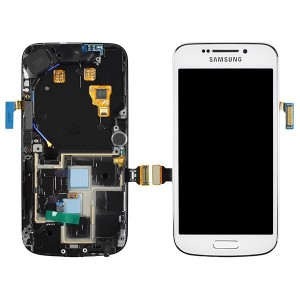 Samsung Galaxy S4 Zoom - Full Front LCD Digitizer With Frame White