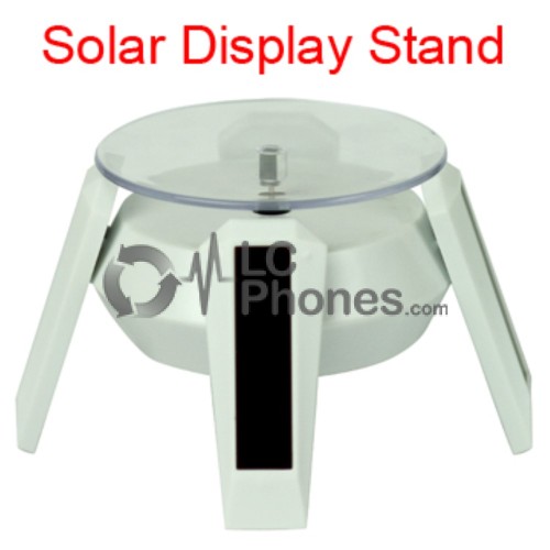 Solar Rotating Display Stand