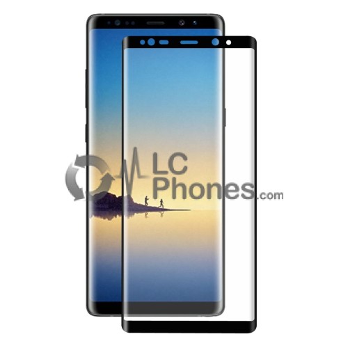 Samsung Galaxy Note 8 N950 - 3D Full Covered Tempered Glass Black