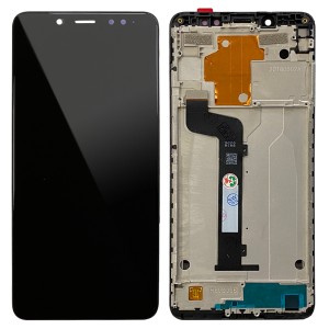 Xiaomi Redmi Note 5 / Note 5 Pro - Full Front LCD Digitizer with Frame Black