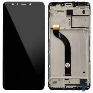 Xiaomi Redmi 5 - Full Front LCD Digitizer with Frame Black