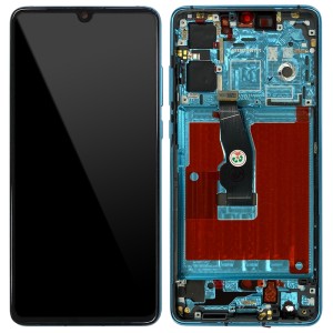 Huawei P30 ELE-L29B - Full Front LCD Digitizer with Frame Aurora