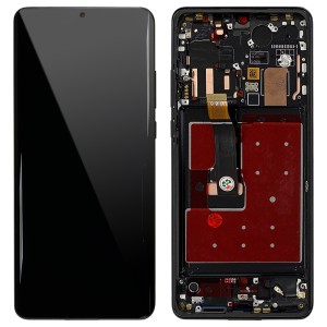 Huawei P30 Pro / P30 Pro New Edition - Full Front LCD Digitizer with Frame Black