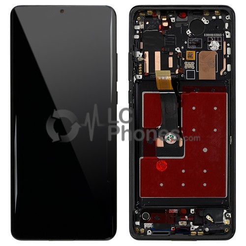 Huawei P30 Pro / P30 Pro New Edition - Full Front LCD Digitizer with Frame Black