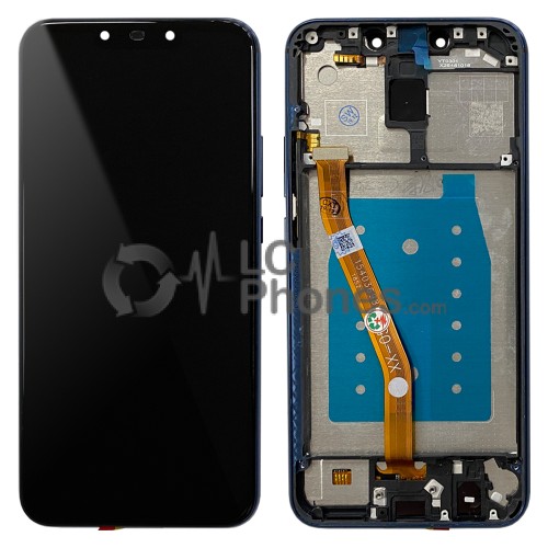 Huawei Mate 20 Lite - Full Front LCD Digitizer with Frame Sapphire Blue