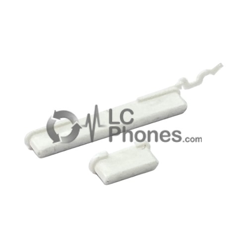 Dual DL-MIDS1048 - Power & Volume Plastic Buttons White