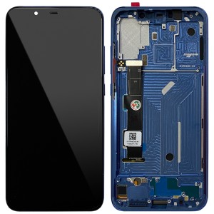 Xiaomi Mi 8 - Full Front LCD Digitizer with Frame Blue