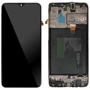 Samsung Galaxy A10 A105 - Full Front LCD Digitizer Black with Frame 