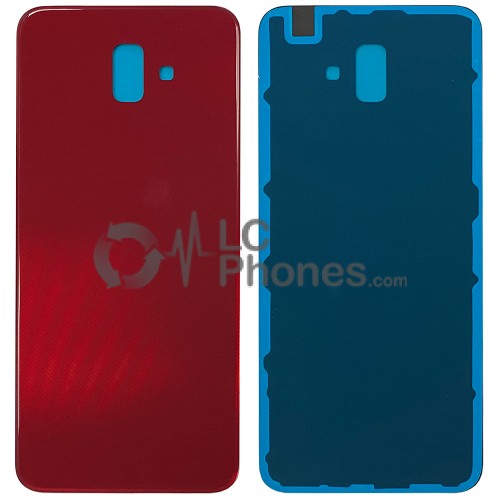 Samsung Galaxy J6+ 2018 J610 - Battery Cover with Adhesive Red