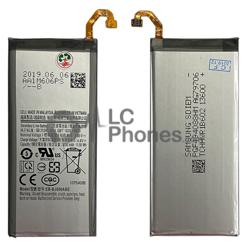 Samsung Galaxy J6 2018 J600F / A6 2018 A600 - Battery EB-BJ800ABE 3000mAh 11.55Wh