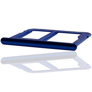 Samsung Galaxy J4+ J415 / J6+ 2018 J610 - Sim2 + Micro SD Carte Tray Holder Blue