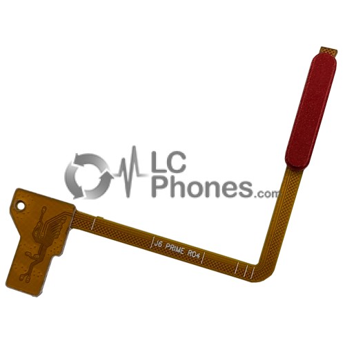 Samsung Galaxy J6+ 2018 J610 - Fingerprint / Power Flex Cable Red