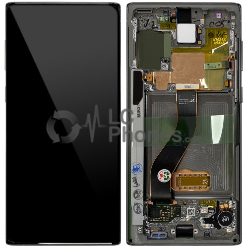 Samsung Galaxy Note 10 N970F - Full Front LCD Digitizer Aura Glow/Silver < Service Pack >