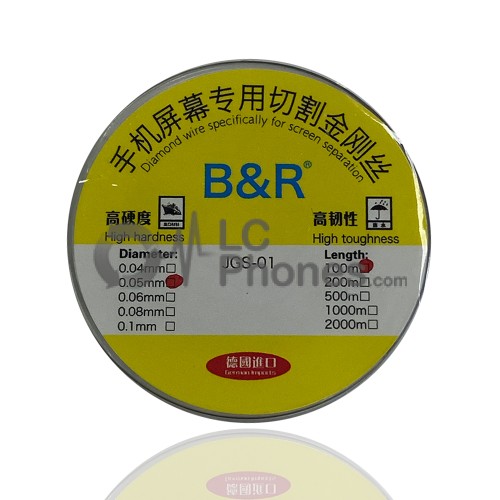 B&R - Diamond Wire For LCD Separator 0.05mm 100m