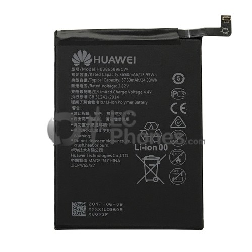 Huawei P30 Lite / P10 Plus / Nova 3 / Nova 5T / Mate 20 Lite / Honor 8X / Honor View 10 Lite / Honor 20 - (Original Used) Battery HB386589ECW 3650mAh 13.95Wh (No Warranty)