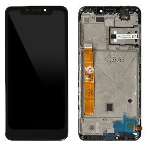 Vodafone Smart N10 - Full Front LCD Digitizer Black With Frame