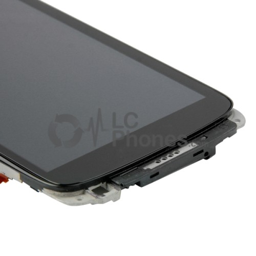 HTC One S - Full Front LCD Digitizer with Frame Black