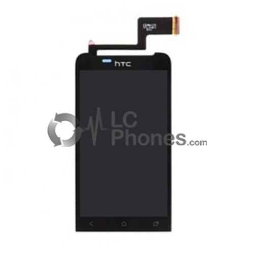 HTC ONE V - Full Front LCD Digitizer Black