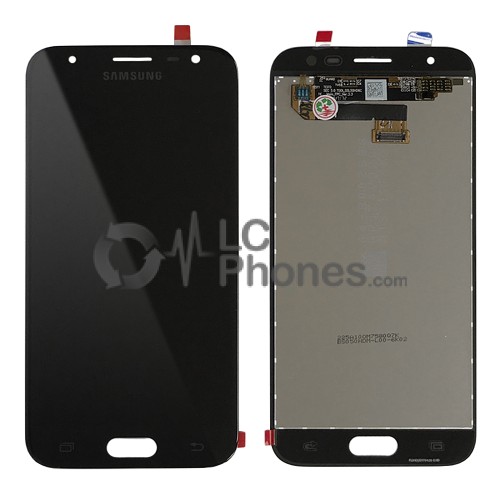 Samsung Galaxy J3 2017 J330 - Full front LCD Digitizer Black (Original Remaded )