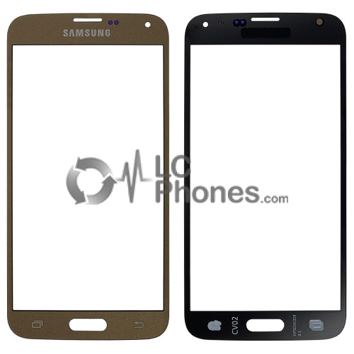 Samsung Galaxy S5 Neo G903 - Front Glass Gold