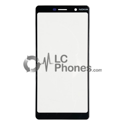 Nokia 7 Plus TA-1046 - Front Glass Black