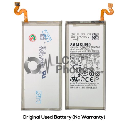 Samsung Galaxy Note 9 N960 - (Original Used) Battery EB-BN965ABU 4000mAh 15.4Wh (No Warranty)