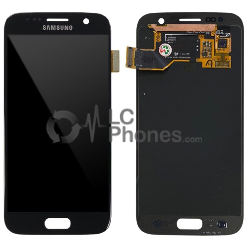 Samsung Galaxy S7 G930F - Full Front LCD Digitizer (Original Remaded) Black