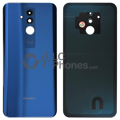 Huawei Mate 20 Lite - OEM Battery Cover Blue with Camera Lens & Adhesive