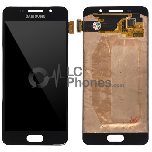 Samsung Galaxy A3 2016 A310 - Full Front LCD Digitizer Black (Original Remaded)