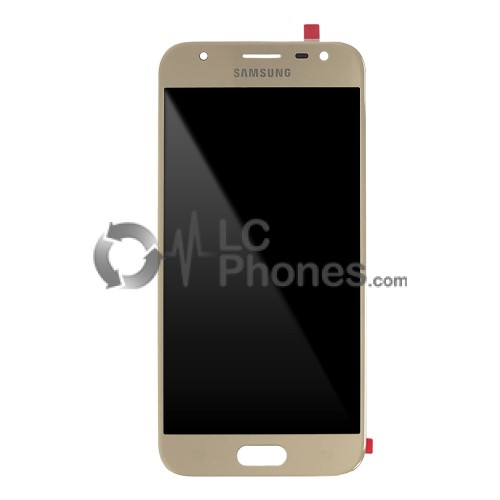 Samsung Galaxy J3 2017 J330 - Full Front LCD Digitizer Gold (Original remaded)