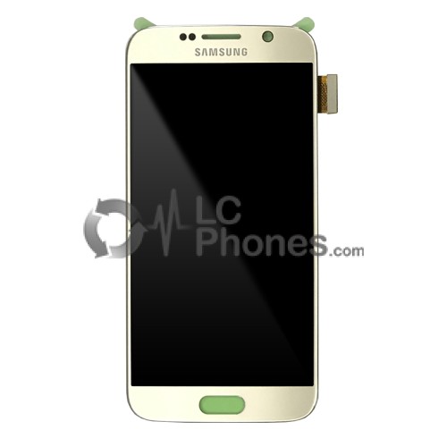 Samsung Galaxy S6 G920F - Full Front LCD Digitizer White (Original Remaded)