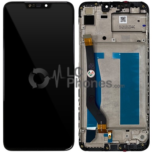 Asus Zenfone Max M2 ZB633KL - Full Front LCD Digitizer with Frame Black